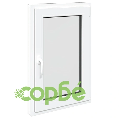 Прозорец за мазе RISOR 60x80 см PVC отваряем/наклоняем DIN ляв антрацит ➤ топ цена ➤ sorbe.bg