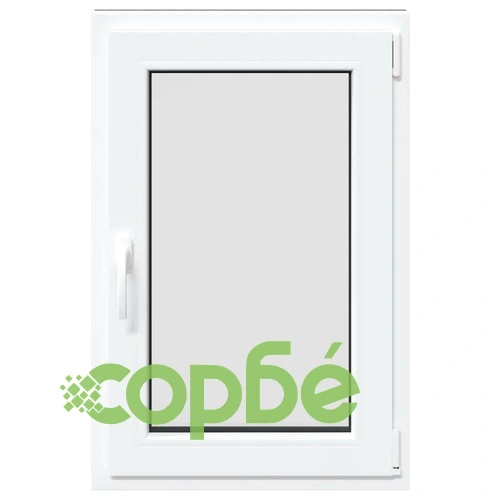 Прозорец за мазе RISOR 60x80 см PVC отваряем/наклоняем DIN ляв антрацит ➤ топ цена ➤ sorbe.bg