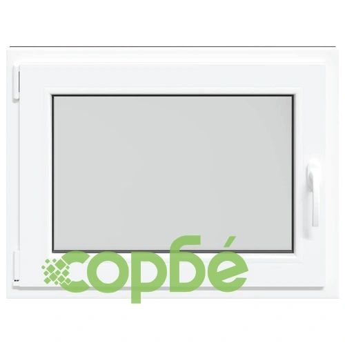 Прозорец за мазе RISOR 80x70 см Отваряем PVC DIN ляв Антрацит ➤ топ цена ➤ sorbe.bg