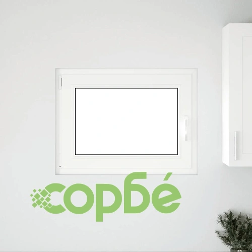 Прозорец за мазе RISOR 90x50 см PVC Отваряем и Обръщаем DIN Ляв Антрацит ➤ топ цена ➤ sorbe.bg