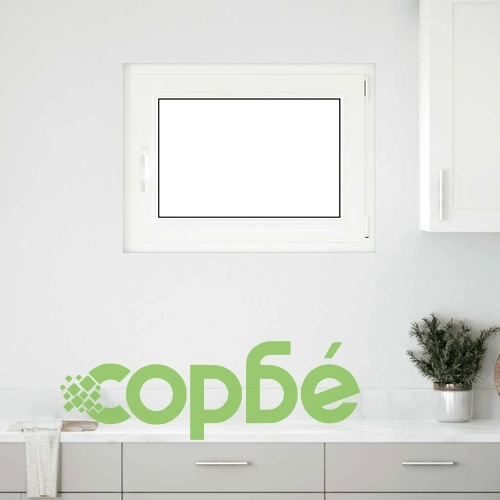 Прозорец за мазе RISOR 90x70 см PVC отваряем-завъртащ DIN десен антрацит ➤ топ цена ➤ sorbe.bg