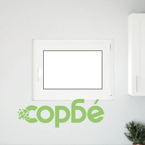 Прозорец за мазе RISOR 90x70 см PVC отваряем-завъртащ DIN десен антрацит ➤ топ цена ➤ sorbe.bg