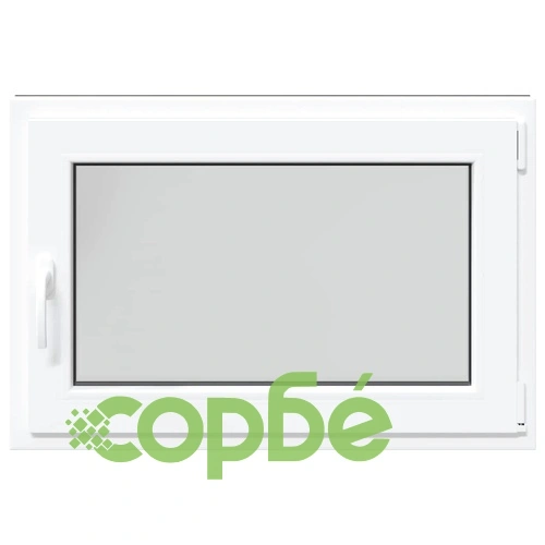 Прозорец за мазе RISOR 90x70 см PVC отваряем-завъртащ DIN десен антрацит ➤ топ цена ➤ sorbe.bg