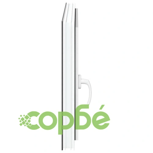 Прозорец за мазе RISOR 90x70 см PVC отваряем-завъртащ DIN десен антрацит ➤ топ цена ➤ sorbe.bg