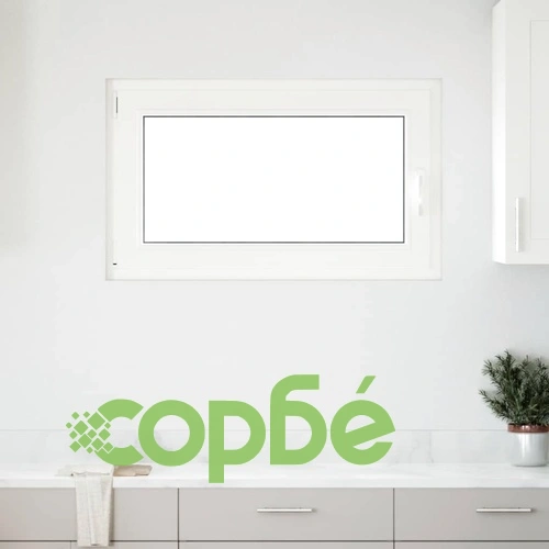 Прозорец за мазе RISOR 100x70 см PVC Отваряем DIN ляво Антрацит ➤ топ цена ➤ sorbe.bg