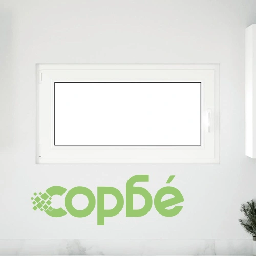 Прозорец за мазе RISOR 110x50 см Отваряем DIN ляв Антрацит PVC ➤ топ цена ➤ sorbe.bg