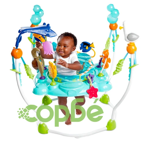 Disney Бебешки бънджи център Търсенето на Немо, син, за деца 6-12 месеца, K60701 ➤ топ цена ➤ sorbe.bg