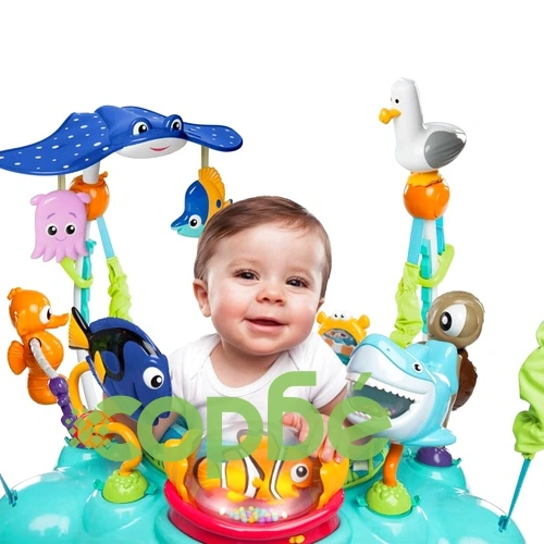 Disney Бебешки бънджи център Търсенето на Немо, син, за деца 6-12 месеца, K60701 ➤ топ цена ➤ sorbe.bg