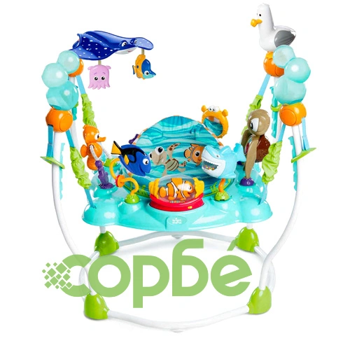 Disney Бебешки бънджи център Търсенето на Немо, син, за деца 6-12 месеца, K60701 ➤ топ цена ➤ sorbe.bg