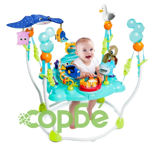 Disney Бебешки бънджи център Търсенето на Немо, син, за деца 6-12 месеца, K60701 ➤ топ цена ➤ sorbe.bg