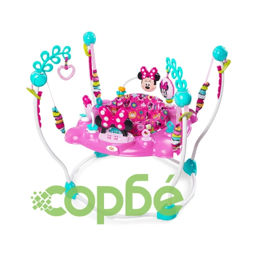 Disney Бебешко бънджи Minnie Mouse, розово, PVC, 78,7 x 68,6 x 86,3 см, K10299 ➤ топ цена ➤ sorbe.bg