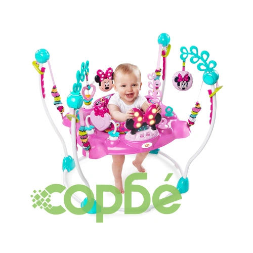 Disney Бебешко бънджи Minnie Mouse, розово, PVC, 78,7 x 68,6 x 86,3 см, K10299 ➤ топ цена ➤ sorbe.bg