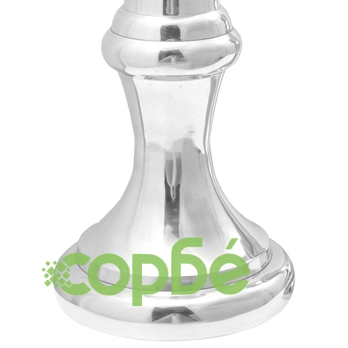 Декоративни шахматни фигури 2 бр. - Крал и Царица от полиран алуминий, 42 см ➤ топ цена ➤ sorbe.bg