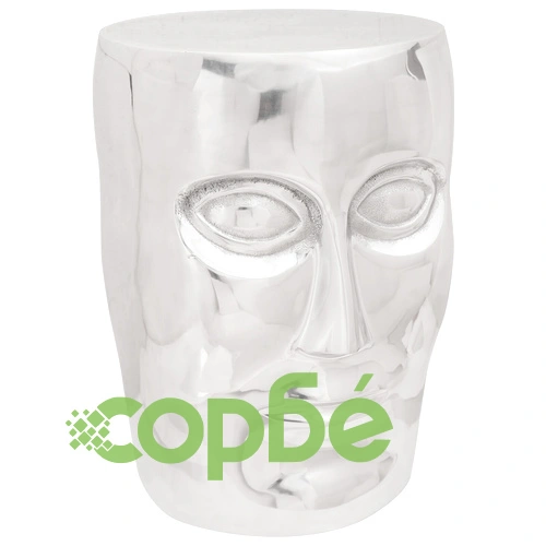 Алуминиево столче за крака - Сребристо, 33x33x45 см, Модерен дизайн ➤ топ цена ➤ sorbe.bg