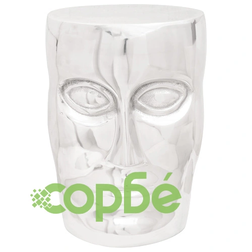 Алуминиево столче за крака - Сребристо, 33x33x45 см, Модерен дизайн ➤ топ цена ➤ sorbe.bg