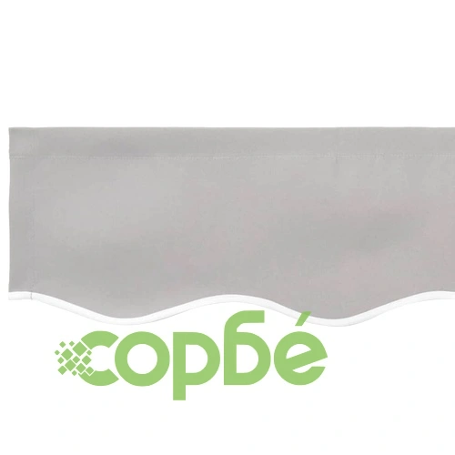 Резервен плат за тента 450×350 см от канава - светлосив ➤ топ цена ➤ sorbe.bg