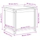 Кутия за съхранение от масивен дъб 50 x 45 x 45 см