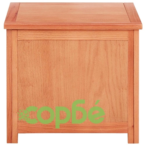 Кутия за съхранение от масивен дъб 50 x 45 x 45 см ➤ топ цена ➤ sorbe.bg