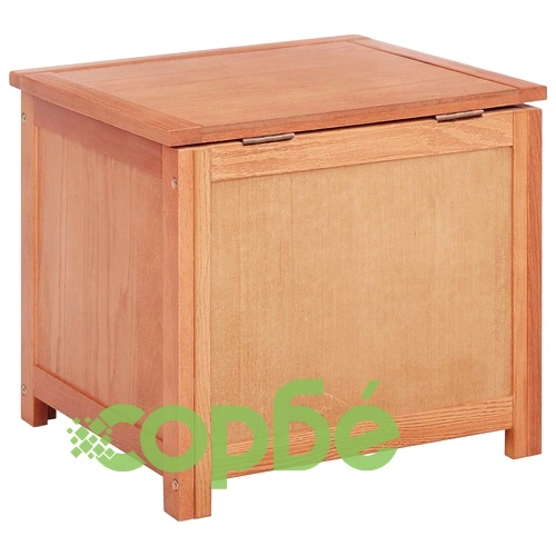 Кутия за съхранение от масивен дъб 50 x 45 x 45 см ➤ топ цена ➤ sorbe.bg