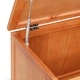 Кутия за съхранение от масивен дъб 90 x 45 x 45 см