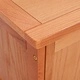 Кутия за съхранение от масивен дъб 90 x 45 x 45 см