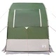 Водоустойчива палатка за караван зелена и черна 194x180x210 см полиестер