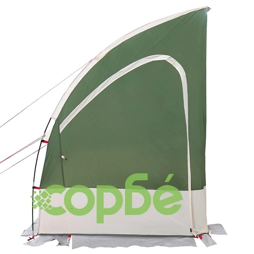 Водоустойчива палатка за караван зелена и черна 194x180x210 см полиестер ➤ топ цена ➤ sorbe.bg