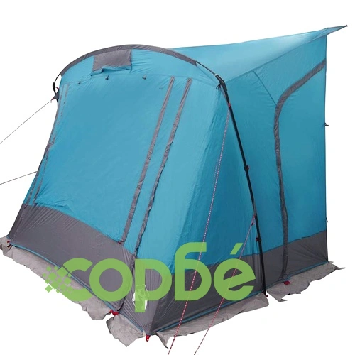 Палатка за караван синя и черна 285x255x245 см полиестер водоустойчива ➤ топ цена ➤ sorbe.bg