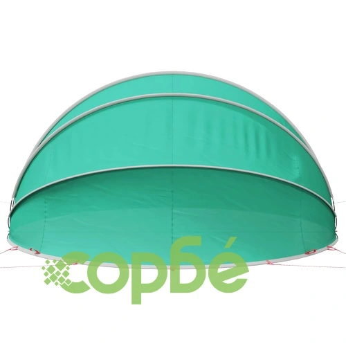 Купол за басейн 430 x 430 x 210 см, 185T полиестер с PU покритие, синьо ➤ топ цена ➤ sorbe.bg