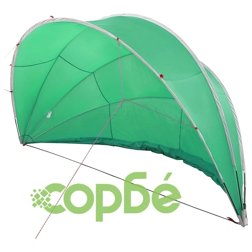 Купол за басейн 500 x 500 x 236 см, синьо, 185T полиестер с PU покритие ➤ топ цена ➤ sorbe.bg