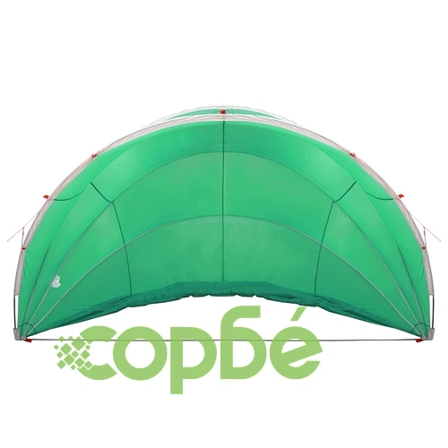 Купол за басейн 500 x 500 x 236 см, синьо, 185T полиестер с PU покритие ➤ топ цена ➤ sorbe.bg