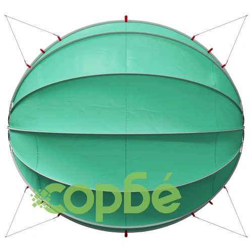 Купол за басейн 546 x 516 x 250 см, синьо, 185T полиестер с PU покритие ➤ топ цена ➤ sorbe.bg