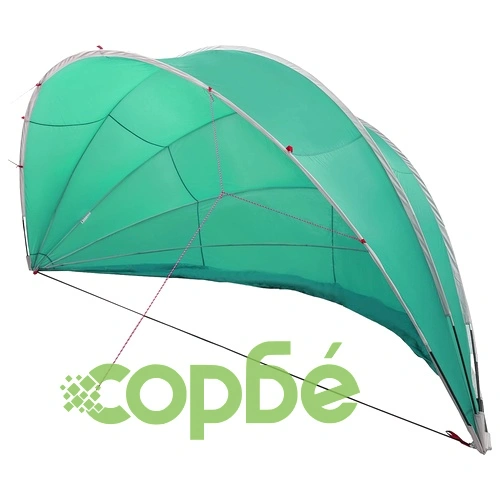 Купол за басейн 592 x 590 x 275 см, 185T полиестер с PU покритие, синьо ➤ топ цена ➤ sorbe.bg