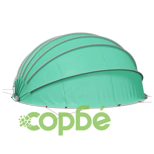Купол за басейн 592 x 590 x 275 см, 185T полиестер с PU покритие, синьо ➤ топ цена ➤ sorbe.bg