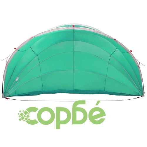 Купол за басейн 592 x 590 x 275 см, 185T полиестер с PU покритие, синьо ➤ топ цена ➤ sorbe.bg