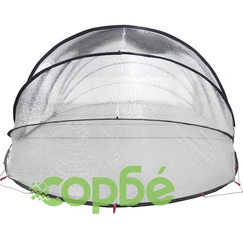 Палатка за басейн полукъпол прозрачна 640 x 432 x 205 см ПВЦ ➤ топ цена ➤ sorbe.bg
