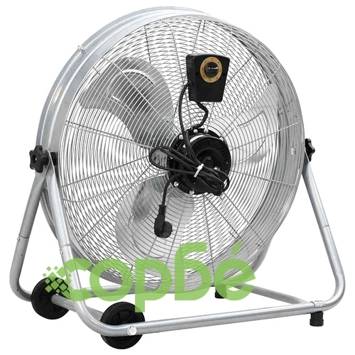 Индустриален барабанен вентилатор с колела 73x42x70 см алуминий 180W ➤ топ цена ➤ sorbe.bg