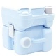 Портативна къмпинг тоалетна светлосиня 20L 41.5x36.5x42 см