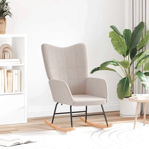 Кресло за релаксация светлосиво 61x78x98 см текстил с метална рамка