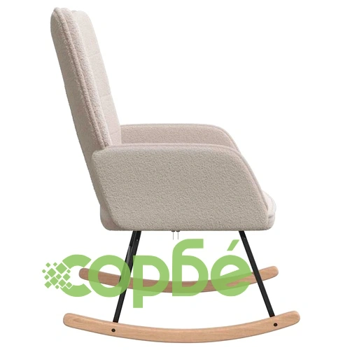 Кресло за релаксация светлосиво 61x78x98 см текстил с метална рамка ➤ топ цена ➤ sorbe.bg