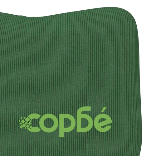 Кресло за релаксация джунглово зелено 63x67x94 см текстил стомана ➤ топ цена ➤ sorbe.bg