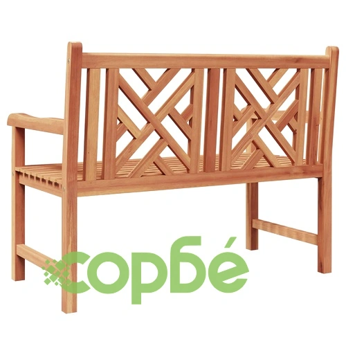 Градинска пейка 150 x 60 x 90 см от масивно тиково дърво ➤ топ цена ➤ sorbe.bg