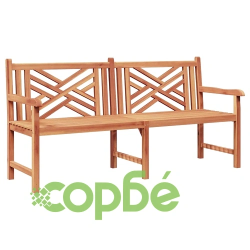 Градинска пейка от масивно тиково дърво 180x60x90 см кафяво ➤ топ цена ➤ sorbe.bg