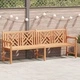 Градинска пейка от масивно тиково дърво 228x60x90 см кафяв цвят
