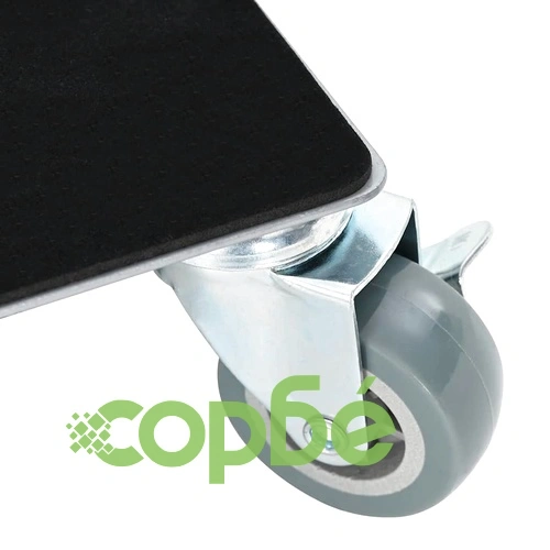 Комплект мебелни ролки 4 бр. с повдигач 17,5x16x7,5 см, стомана, 1600 кг ➤ топ цена ➤ sorbe.bg