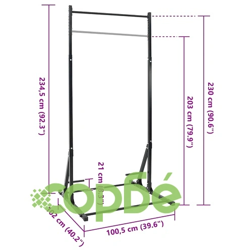 Станция за набиране със стоманена конструкция 101 x 102 x 235 см 150 кг ➤ топ цена ➤ sorbe.bg