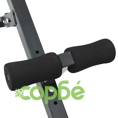 Сгъваема хиперекстензия пейка 120 кг стомана прахово покритие 101x70x71 см ➤ топ цена ➤ sorbe.bg