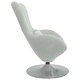 Стол Тип Яйце от Кадифе, Светлосиво, 63 x 73 x 90 см