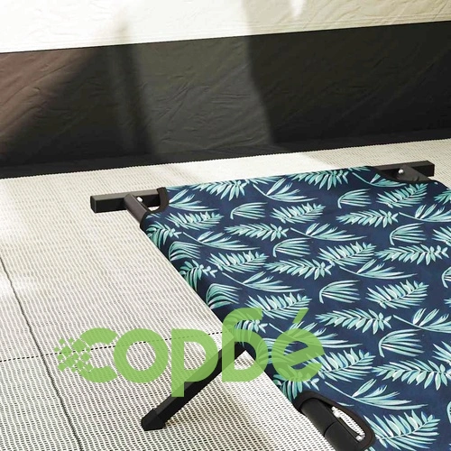 Сгъваеми къмпинг легла 2 бр. с чанта за пренасяне - листен десен 600D оксфордска тъкан ➤ топ цена ➤ sorbe.bg