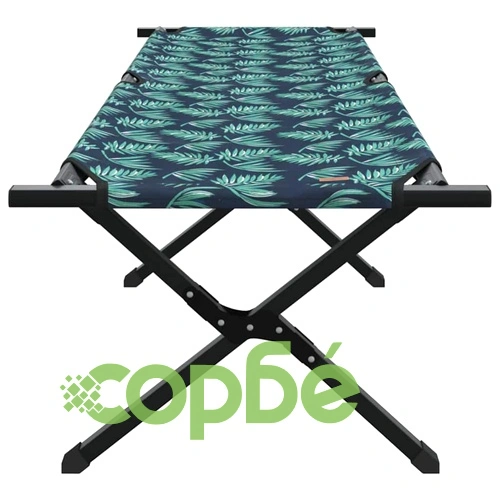 Сгъваеми къмпинг легла 2 бр. с чанта за пренасяне - листен десен 600D оксфордска тъкан ➤ топ цена ➤ sorbe.bg